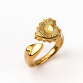 Kate Vintage Heart Ring