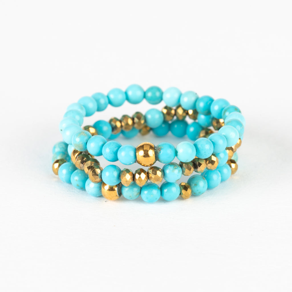 Finnegan elastic ring stacks