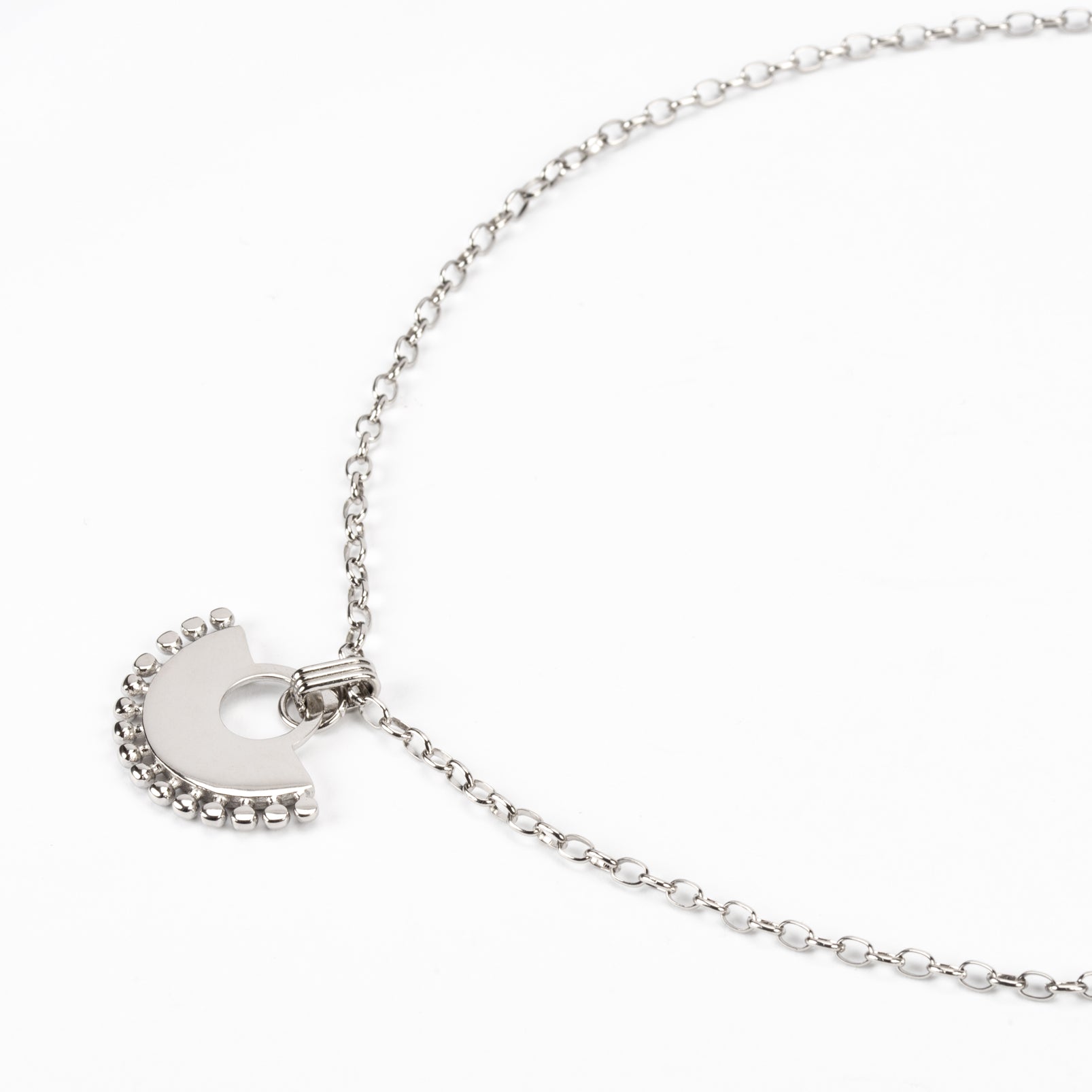 Sarah Beaded Fan Necklace