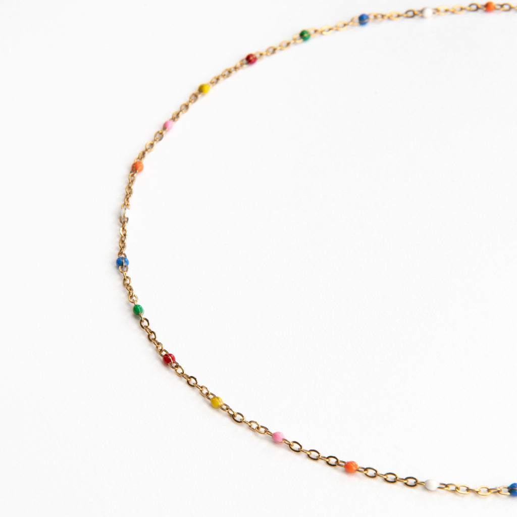 Tutti Frutti Barbs Rainbow Anklet