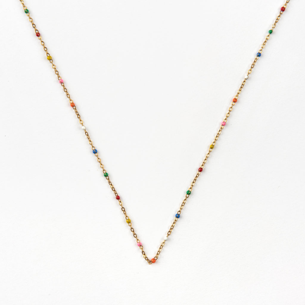 Tutti Frutti Barbs Rainbow Necklace