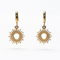 Sophie Sunburst Huggie Earrings