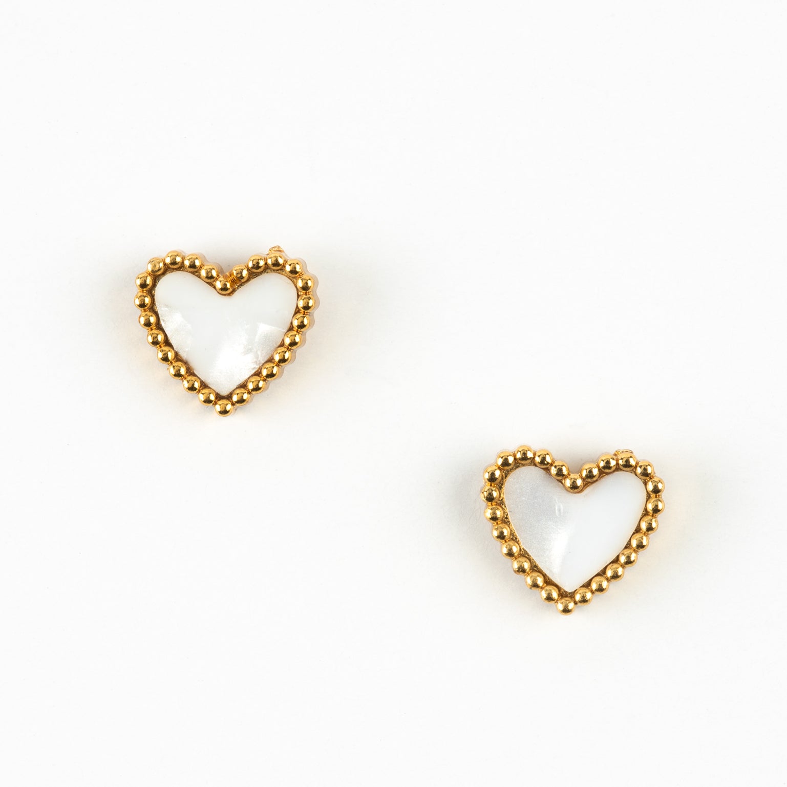 Cupid Heart Stud Earrings