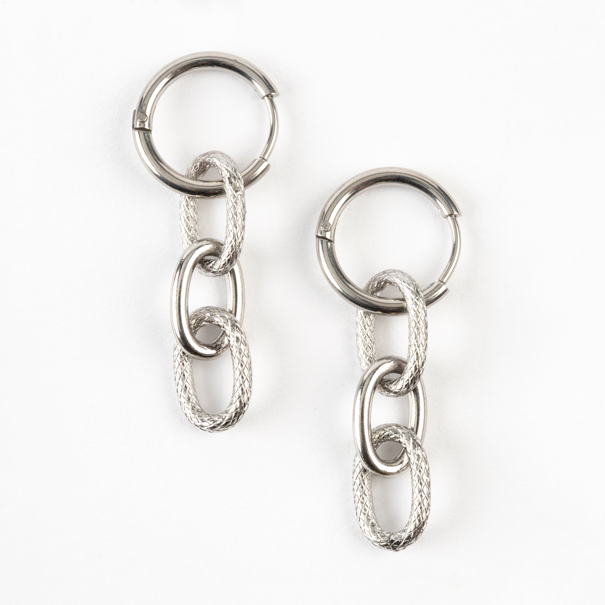 Liv Link Chain Huggie Earrings