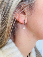 Personalised Initial Huggie Earring