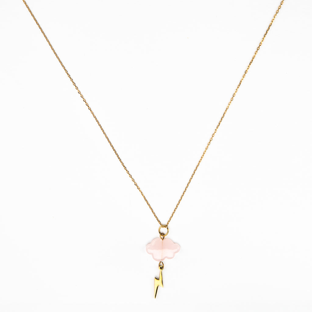 Ruby Cloud Pendant Necklace