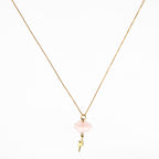 Ruby Cloud Pendant Necklace