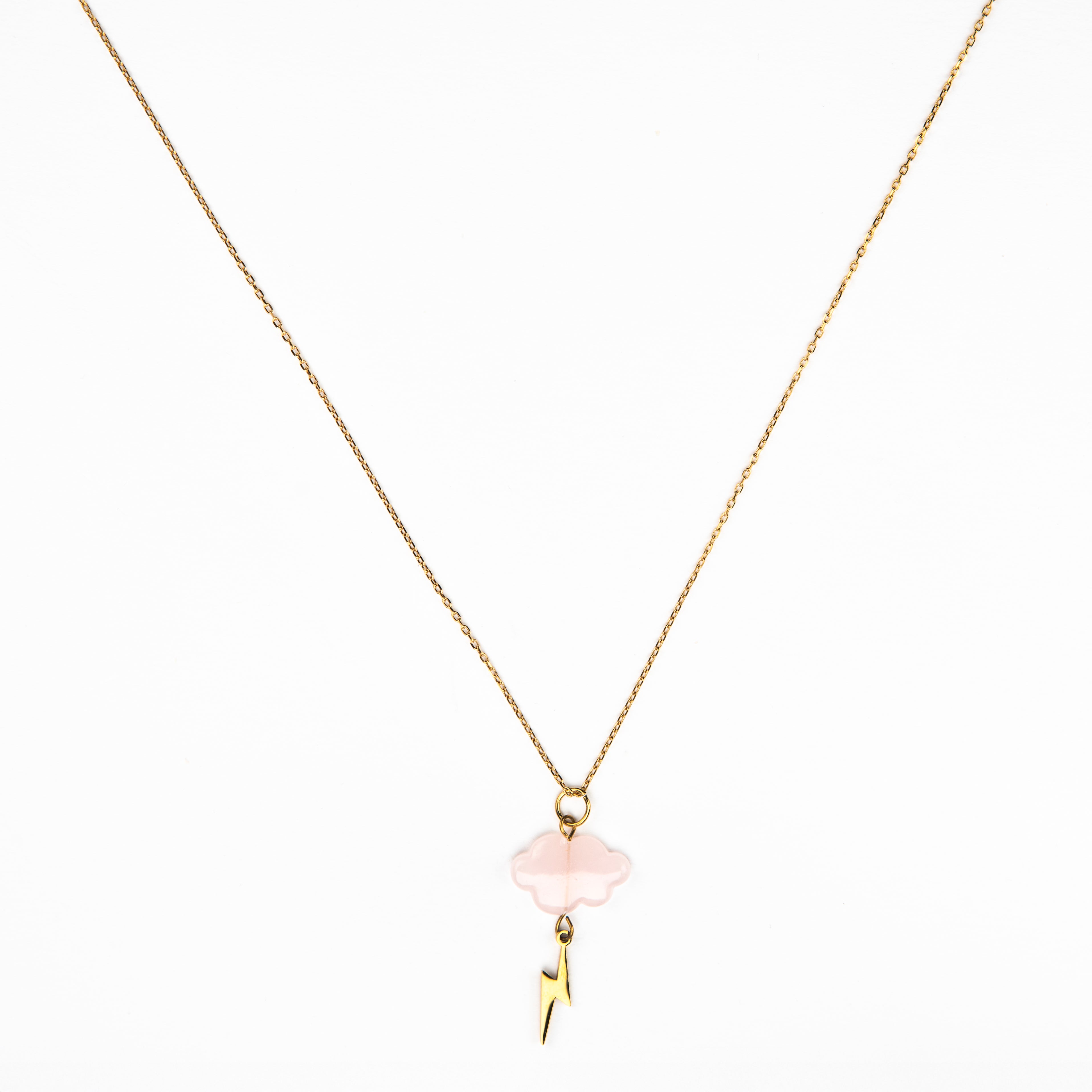 Ruby Cloud Pendant Necklace