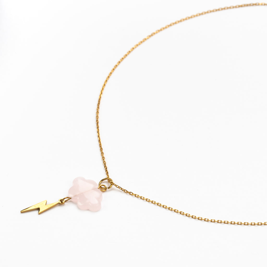 Ruby Cloud Pendant Necklace