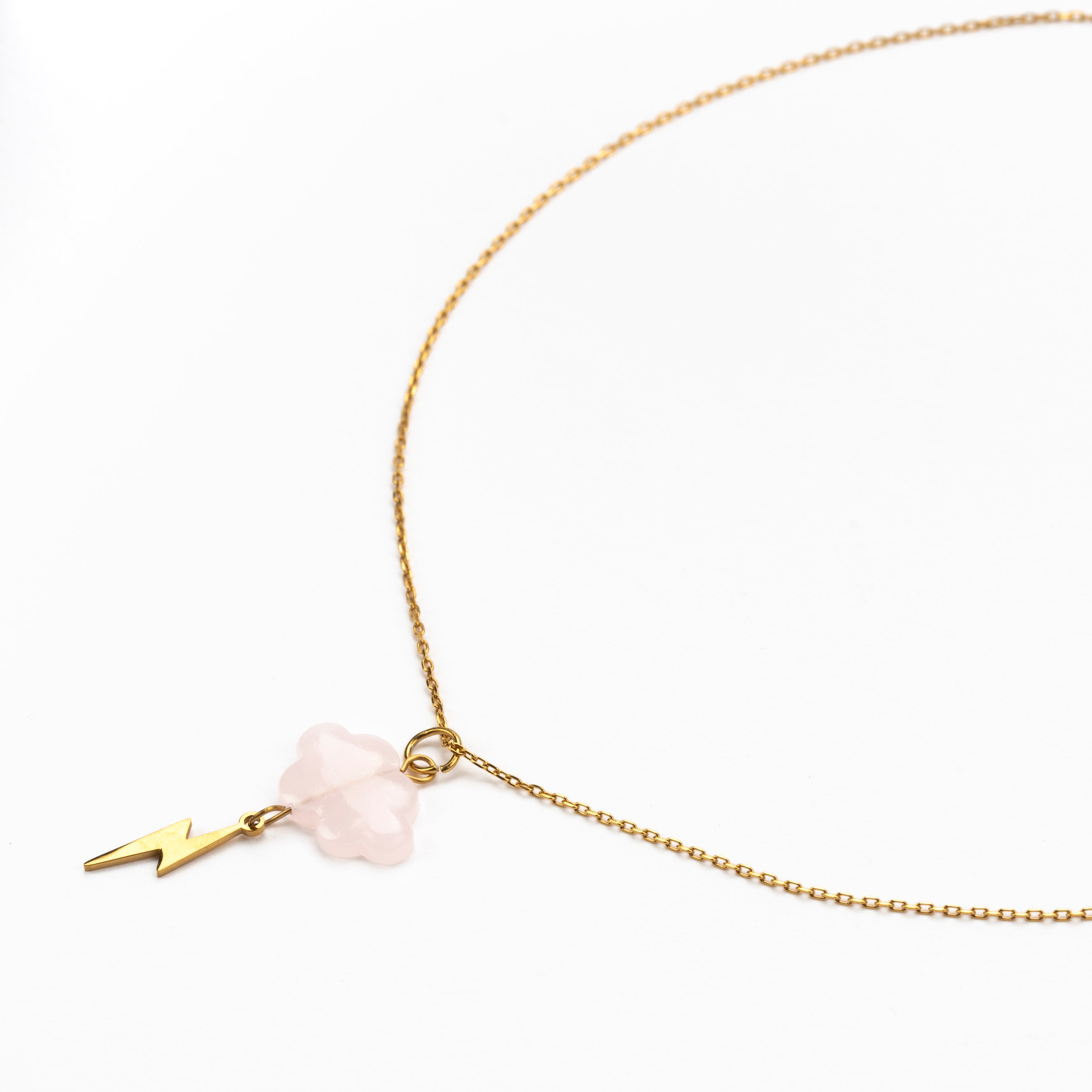 Ruby Cloud Pendant Necklace