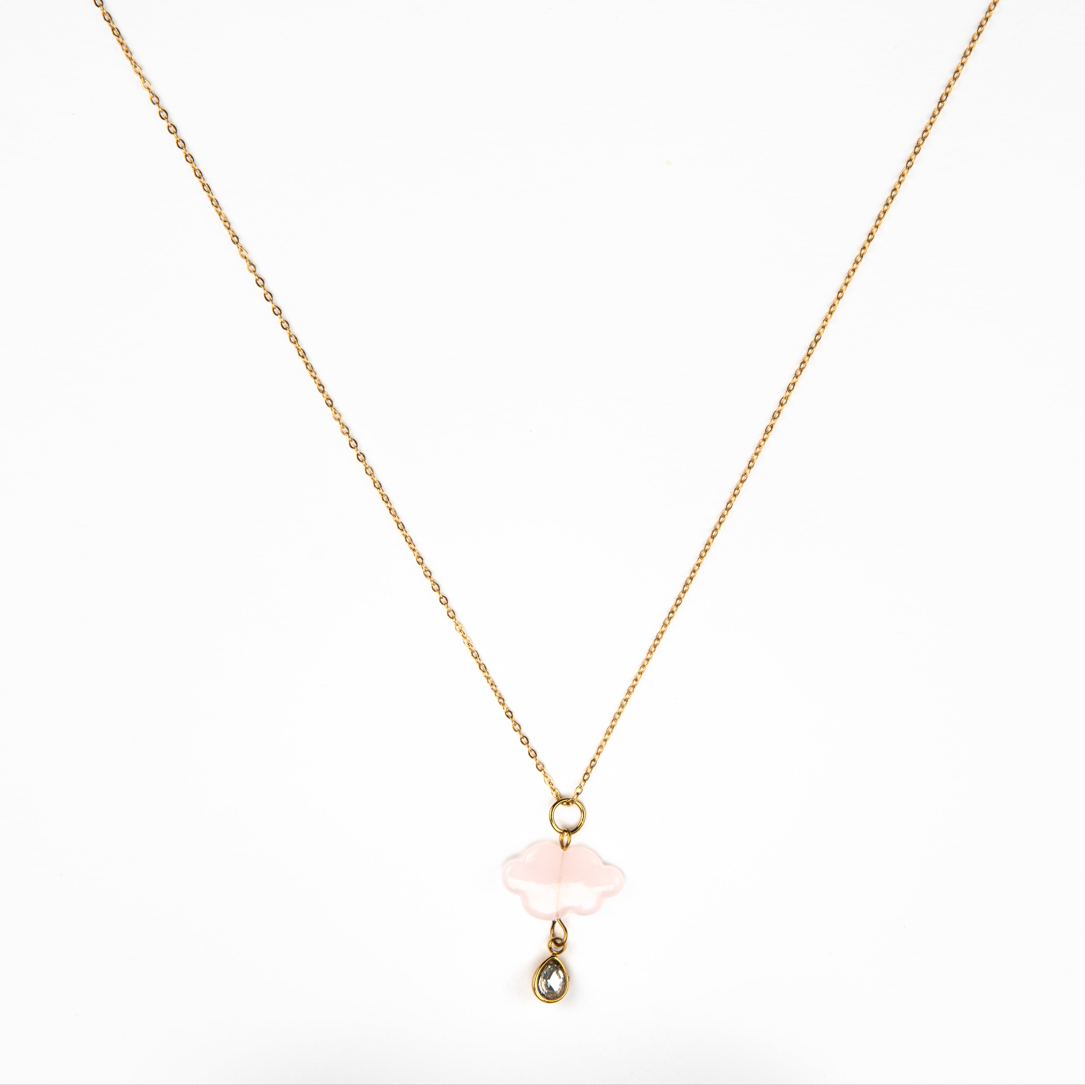 Ruby Cloud Pendant Necklace