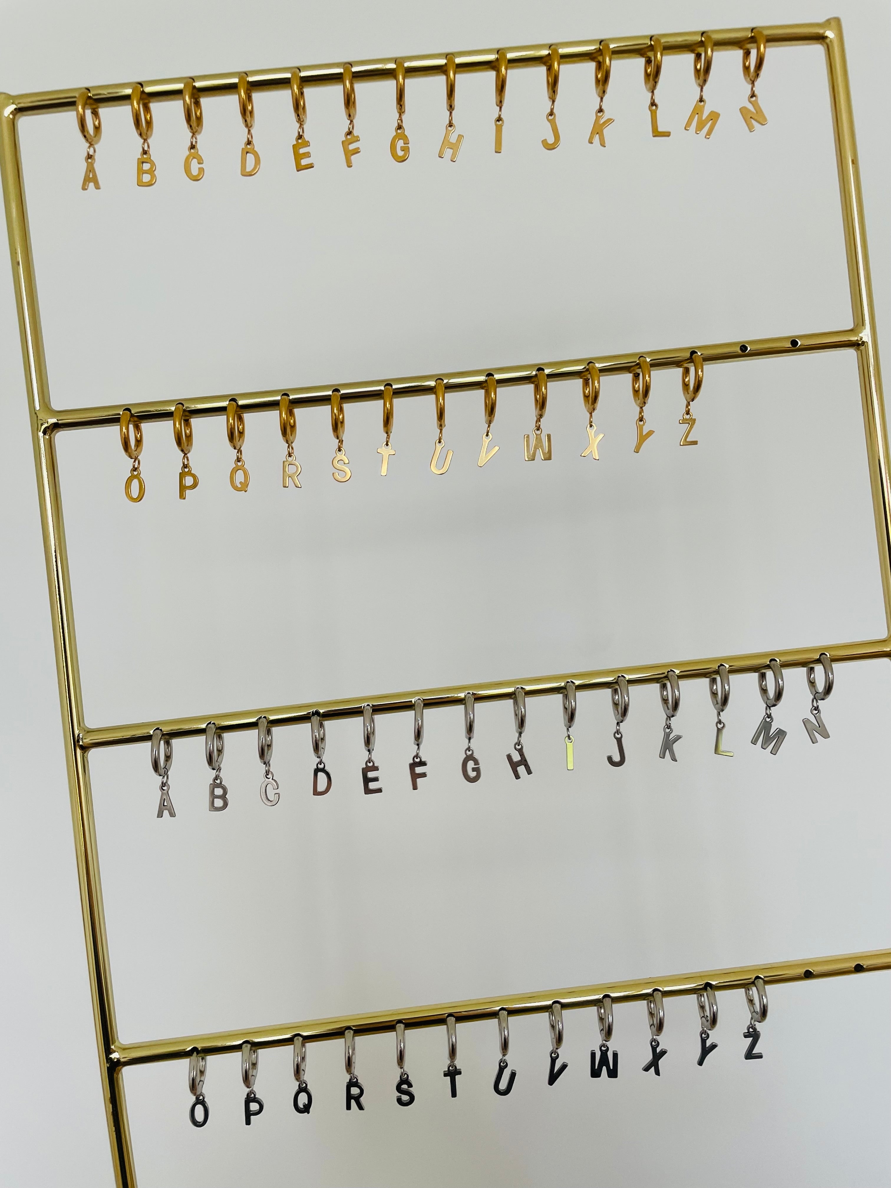 Personalised Initial Huggie Earring