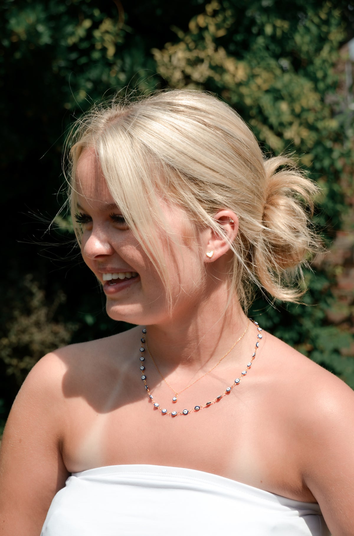 Gemma Evil Eye Necklace