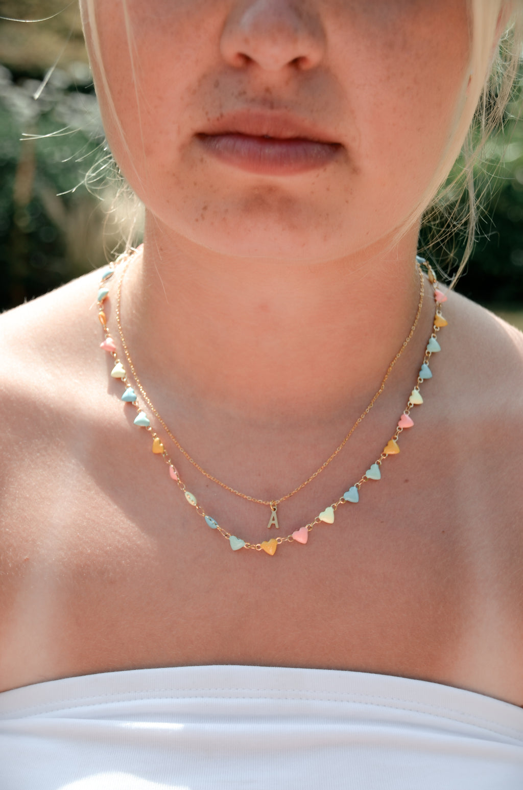 Mini Initial Pendant Necklace
