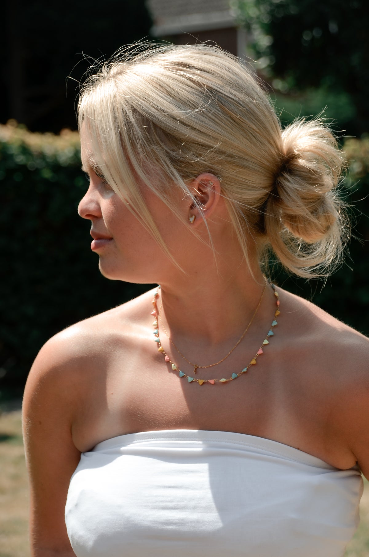 Francis Pastel Heart Necklace