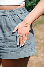 Becky T-Bar Charm Bracelet