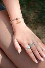 Becky T-Bar Charm Bracelet