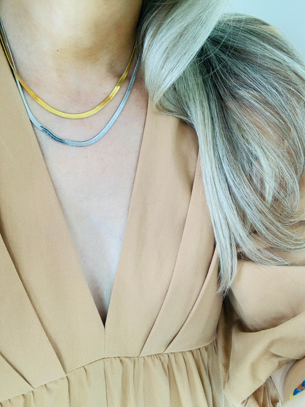 Callie Snake Chain Layering Necklace