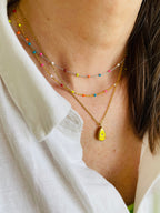 Tutti Frutti Barbs Rainbow Necklace