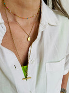 Tutti Frutti Barbs Rainbow Necklace