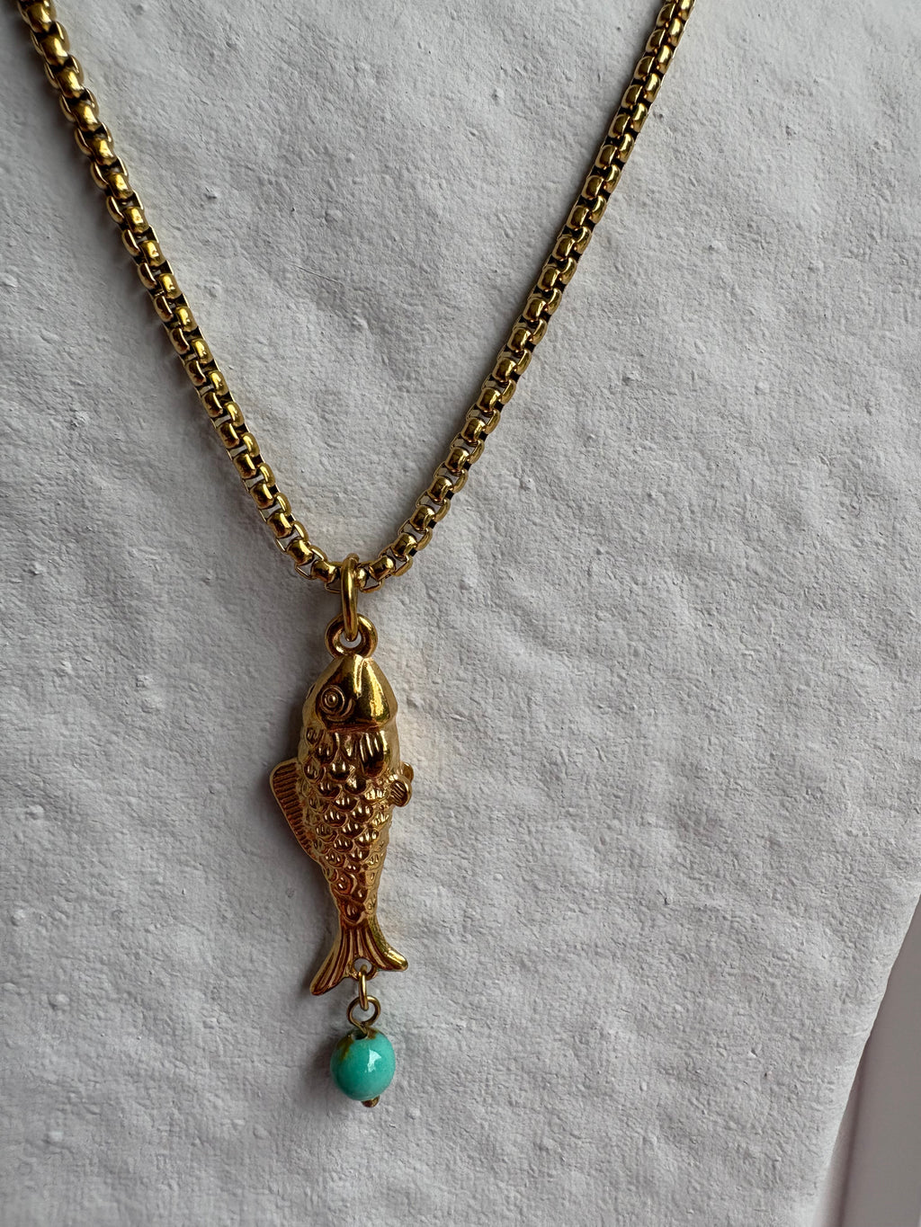 Jen Boss Fish Necklace