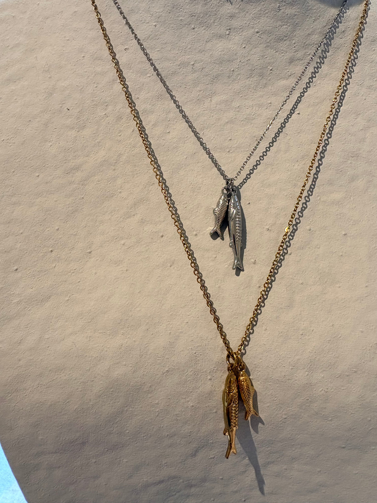 Nic Double Fish Necklace