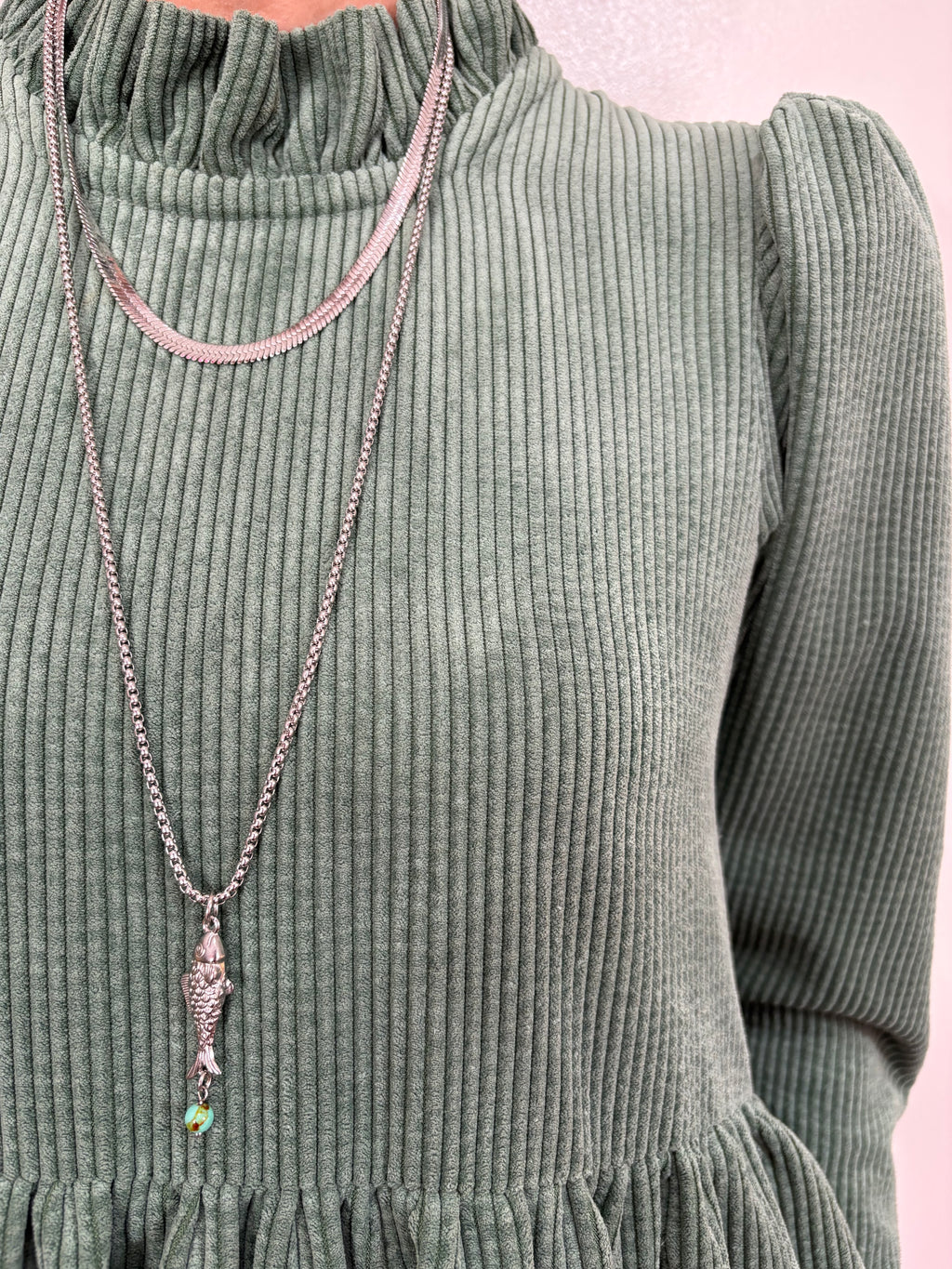 Jen Boss Fish Necklace