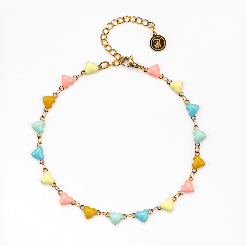 Francis Pastel Heart Bracelet