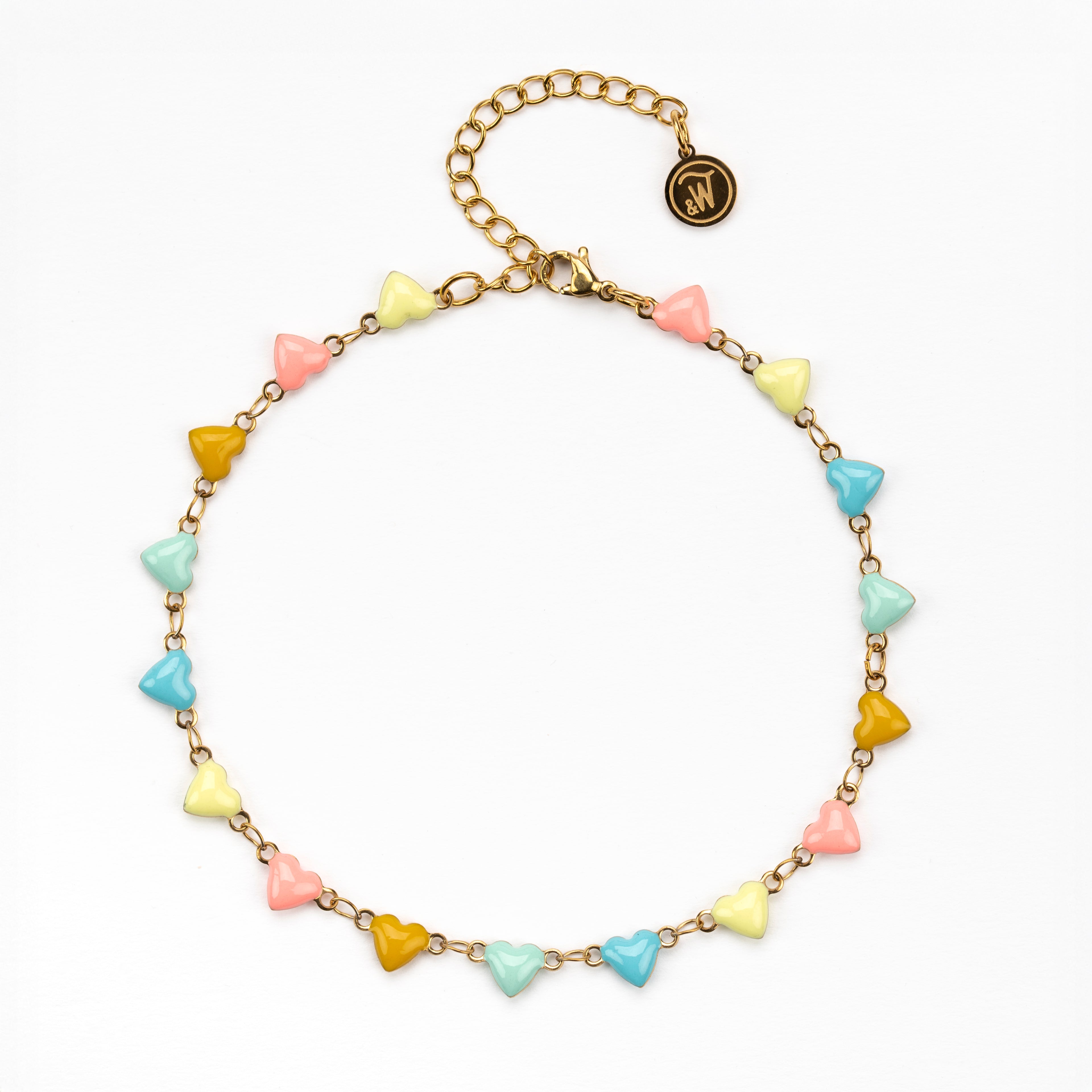 Francis Pastel Heart Bracelet