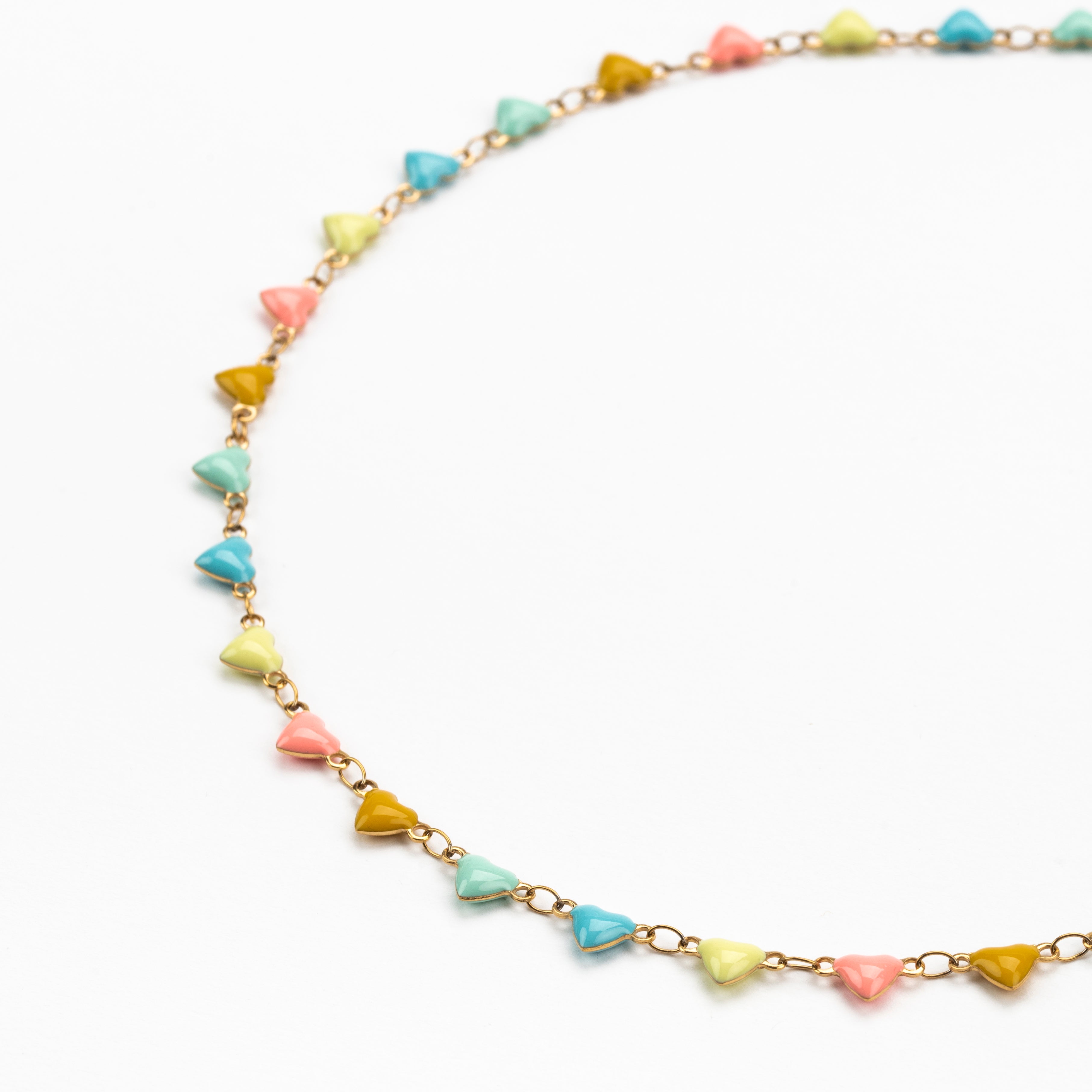 Francis Pastel Heart Necklace