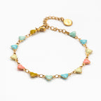 Francis Pastel Heart Anklet