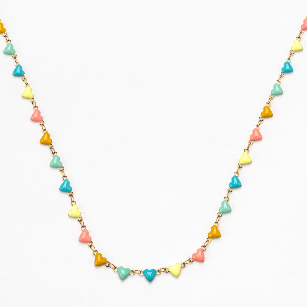 Francis Pastel Heart Necklace
