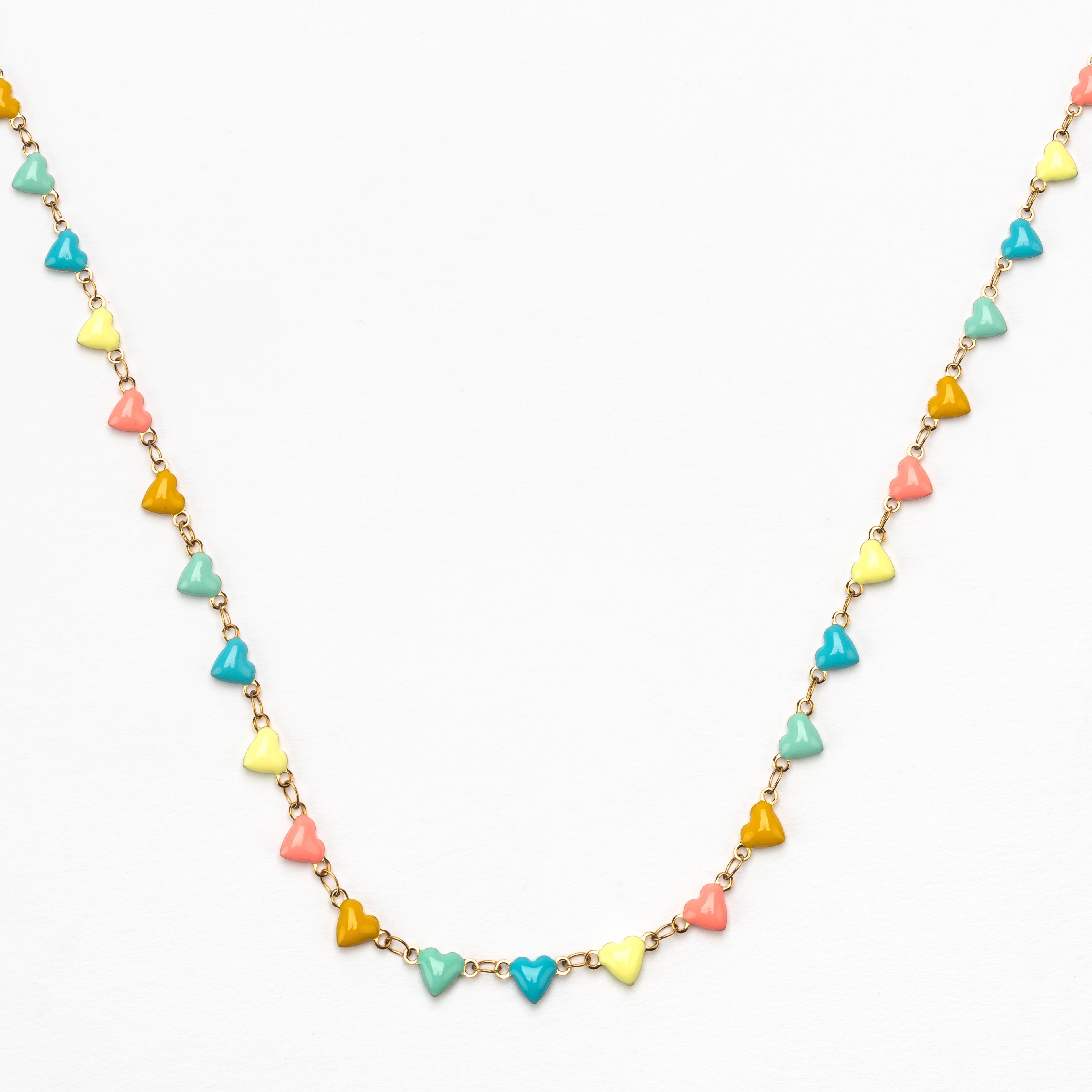 Francis Pastel Heart Necklace