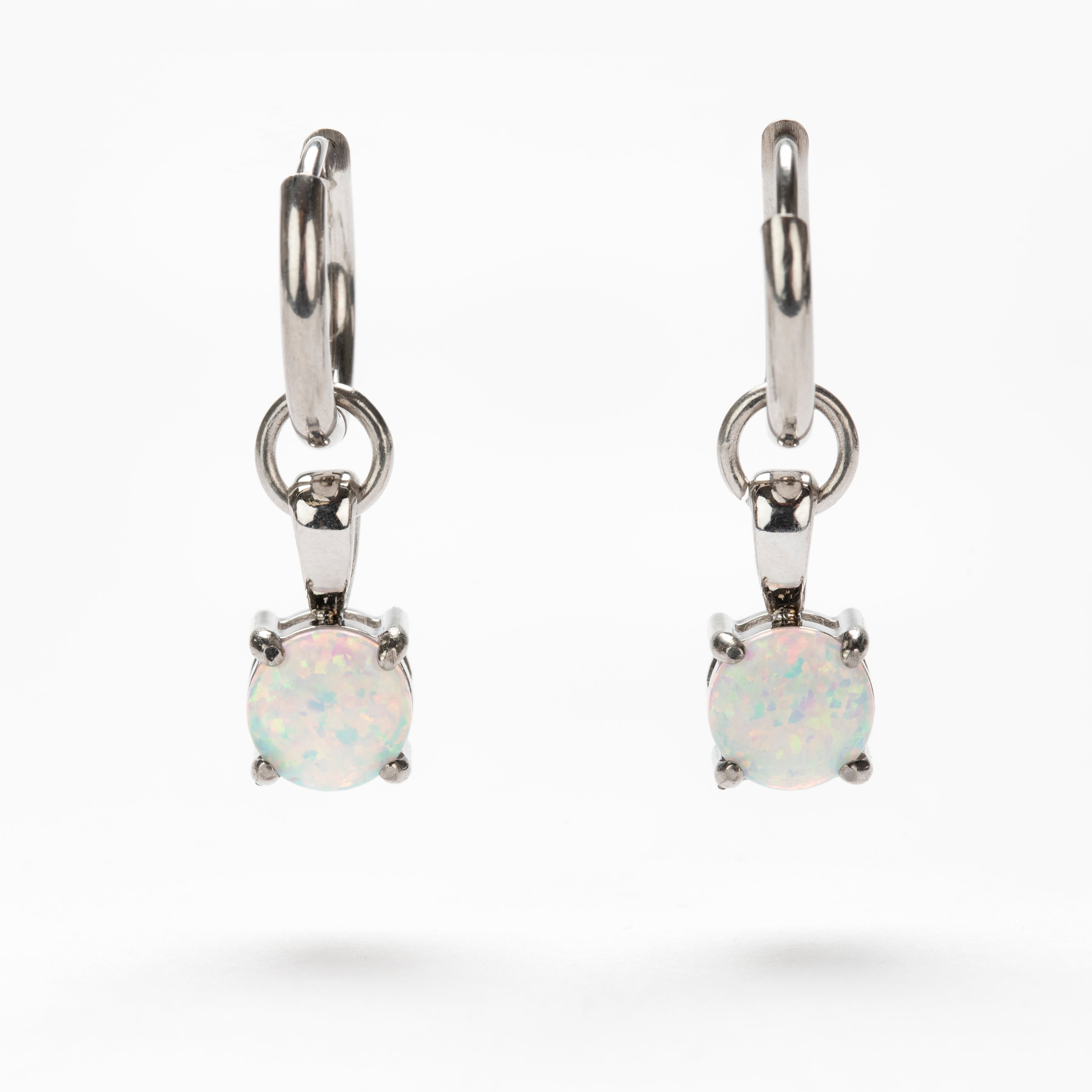 Richie Opal Huggie Earrings