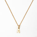 Mini Initial Pendant Necklace