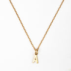 Mini Initial Pendant Necklace
