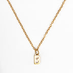 Mini Initial Pendant Necklace