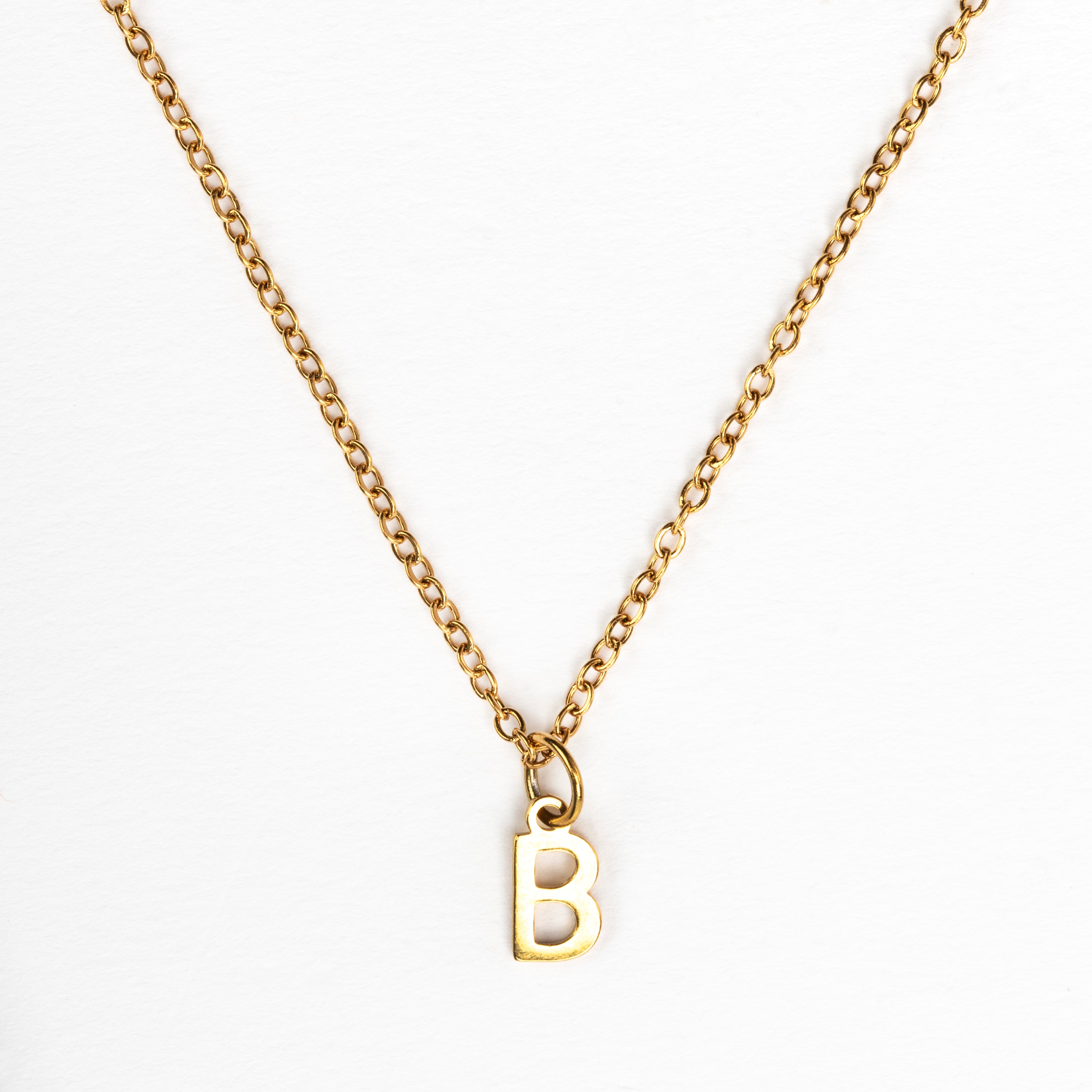 Mini Initial Pendant Necklace