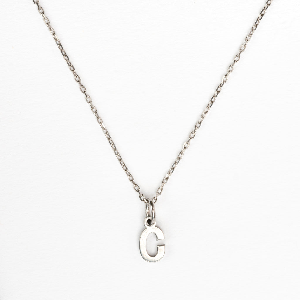Mini Initial Pendant Necklace