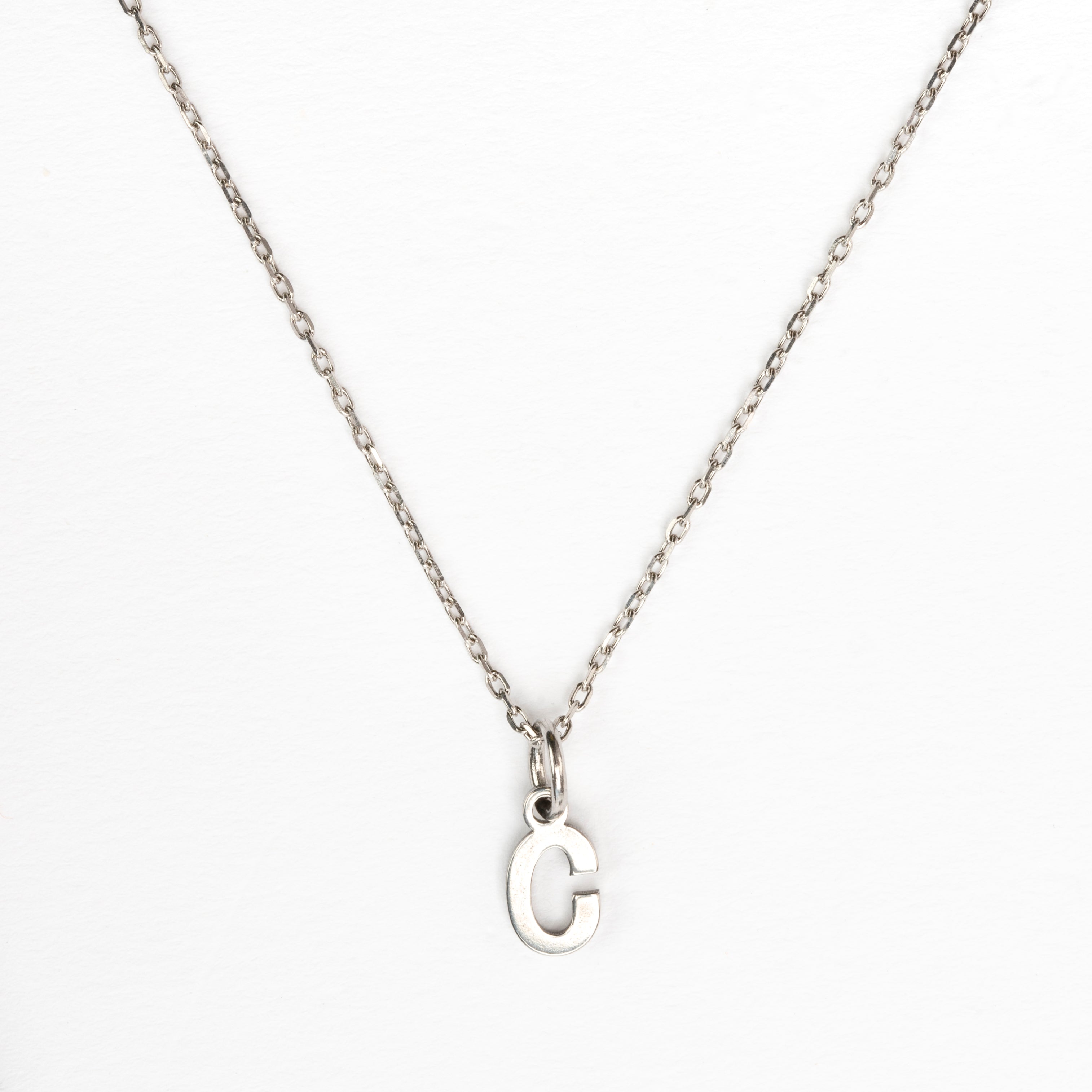 Mini Initial Pendant Necklace