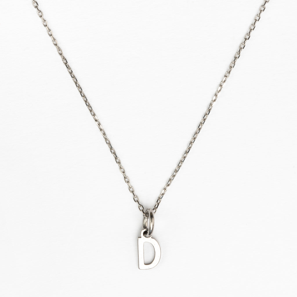Mini Initial Pendant Necklace
