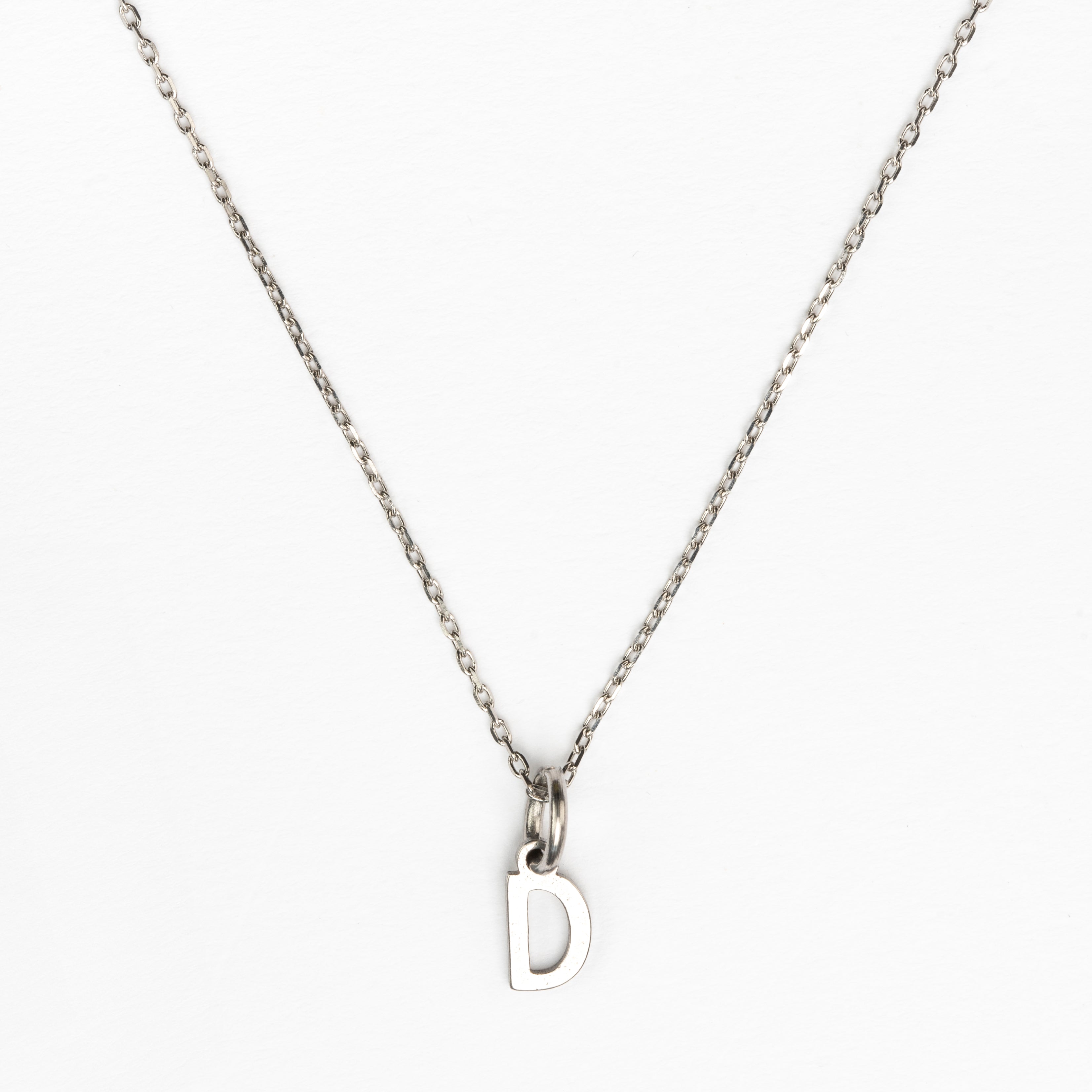 Mini Initial Pendant Necklace