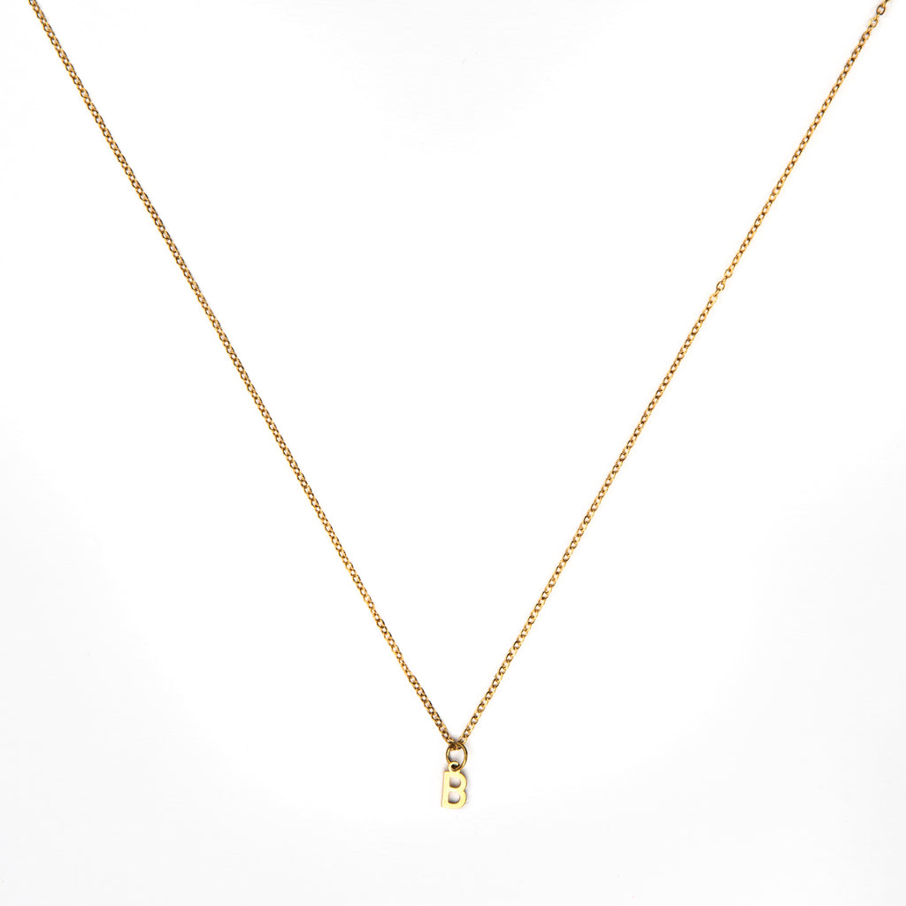 Mini Initial Pendant Necklace