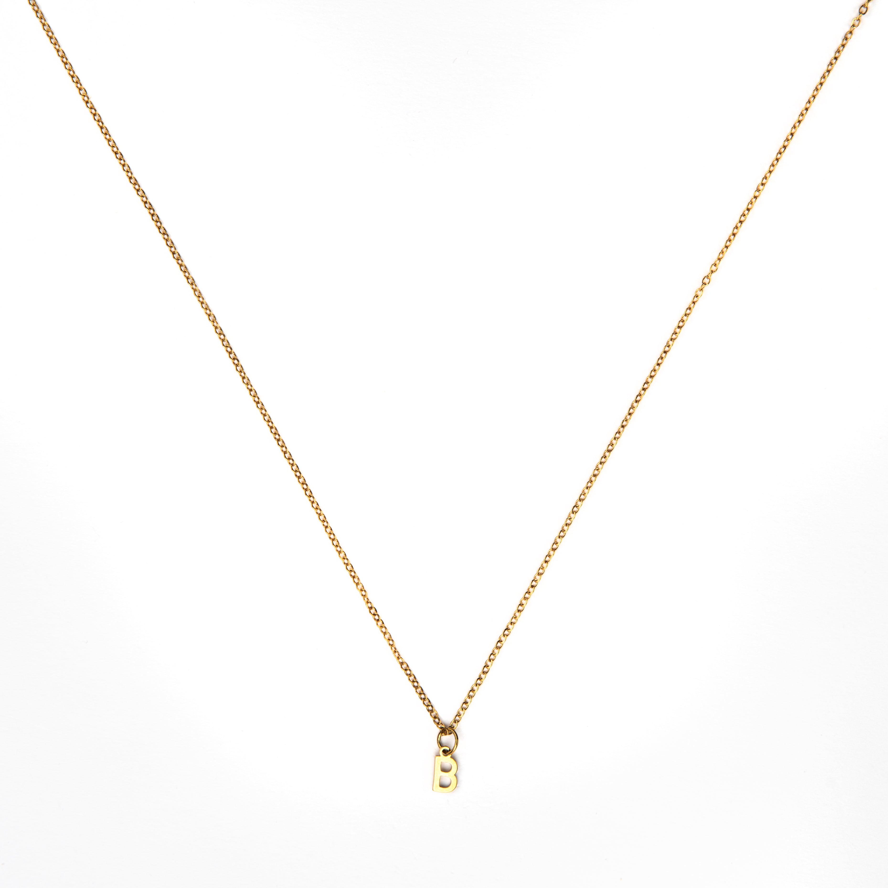 Mini Initial Pendant Necklace