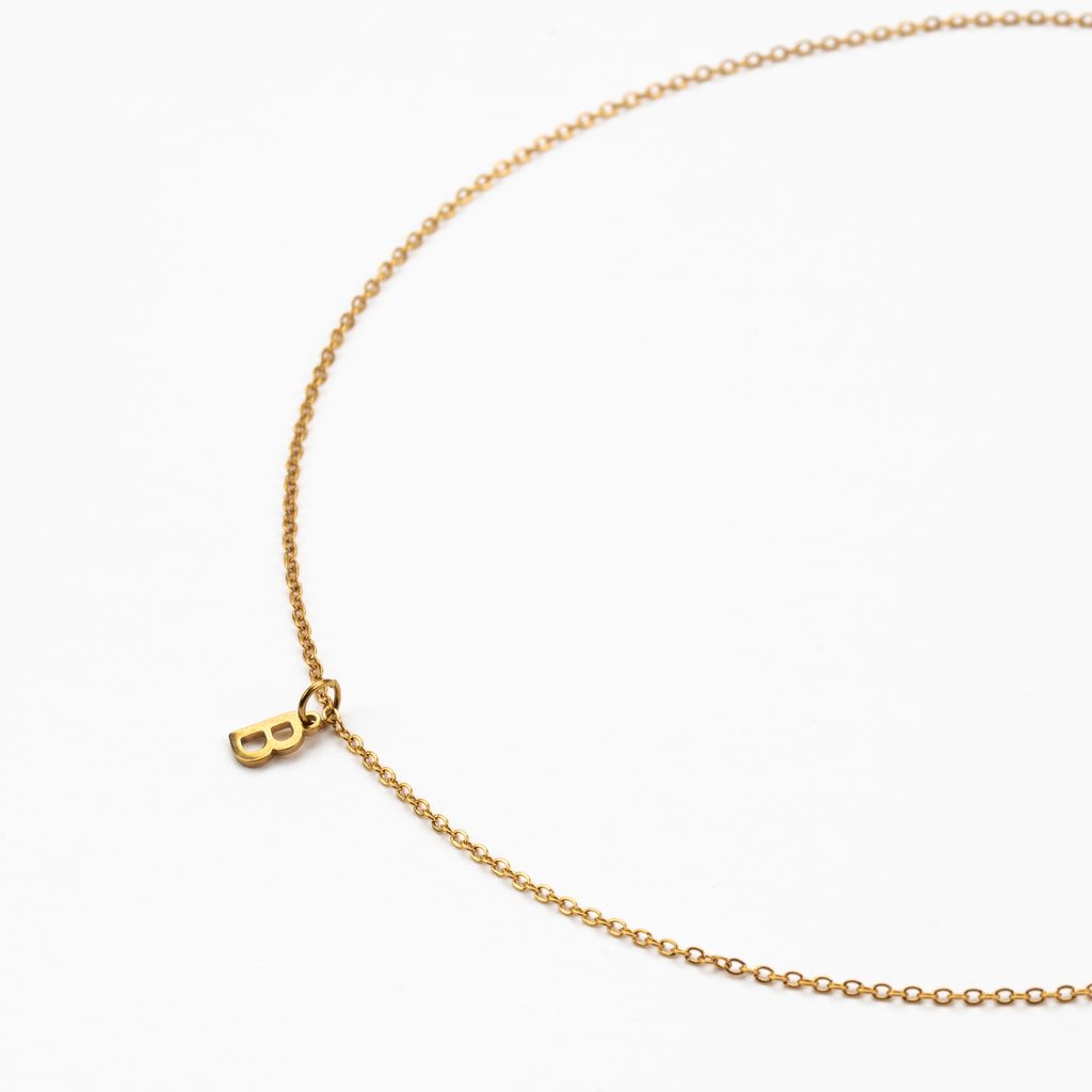 Mini Initial Pendant Necklace