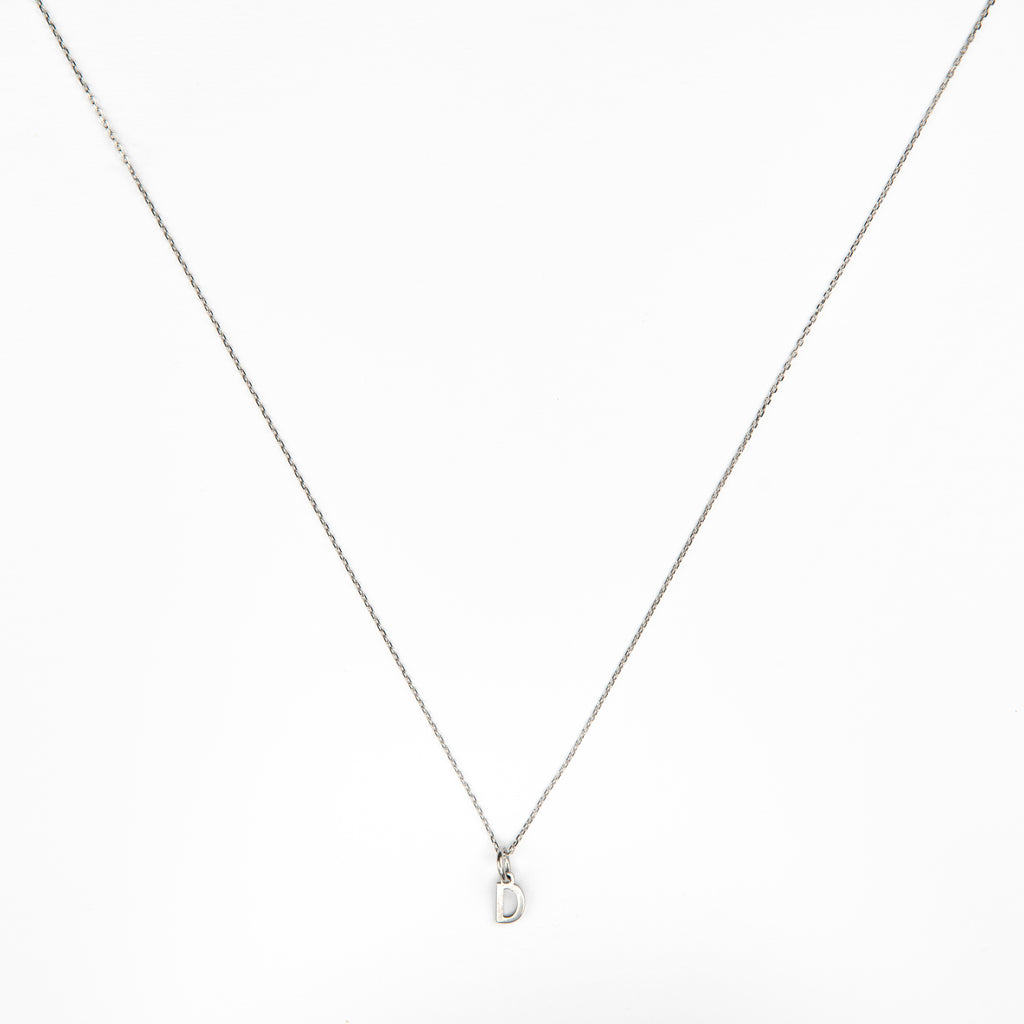 Mini Initial Pendant Necklace
