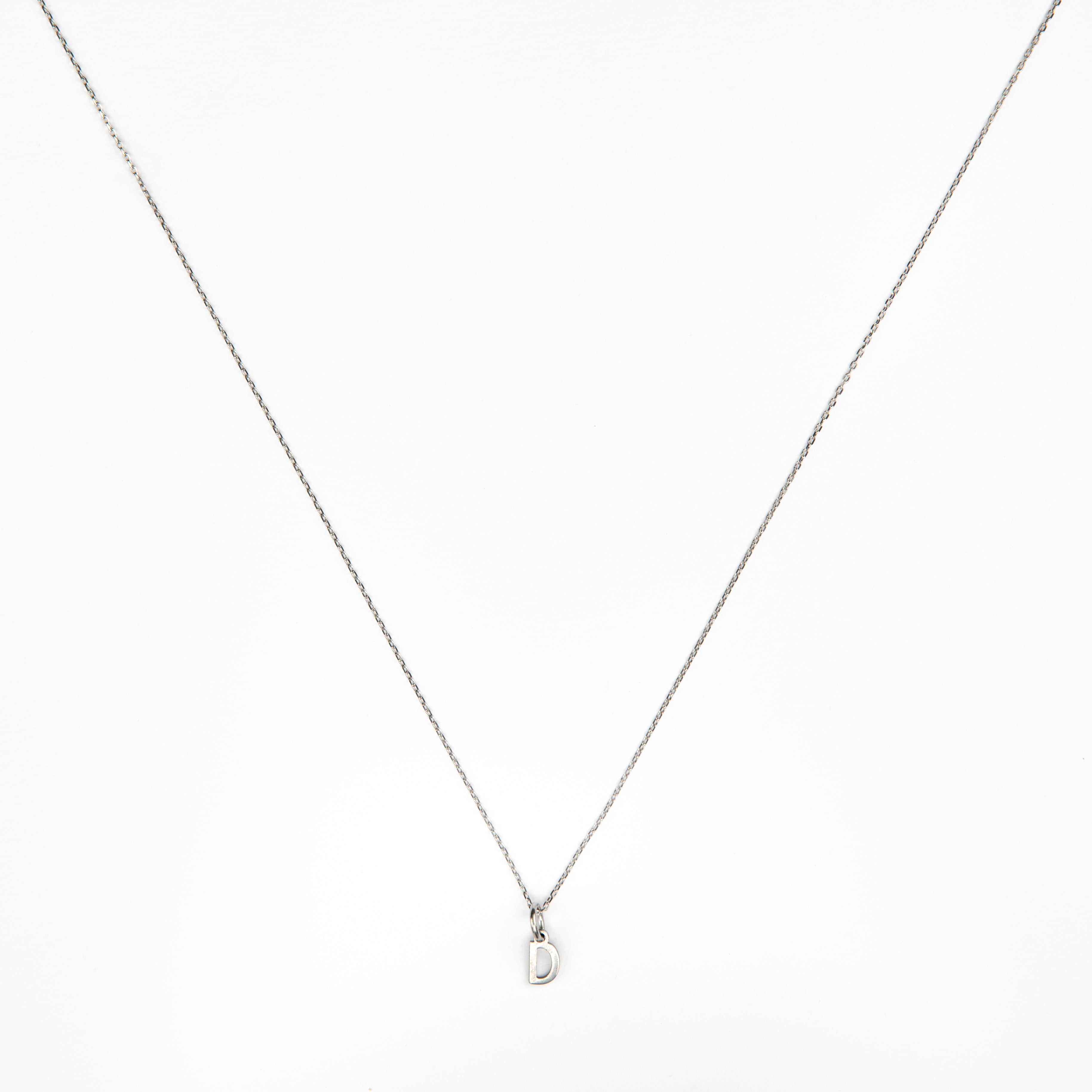 Mini Initial Pendant Necklace
