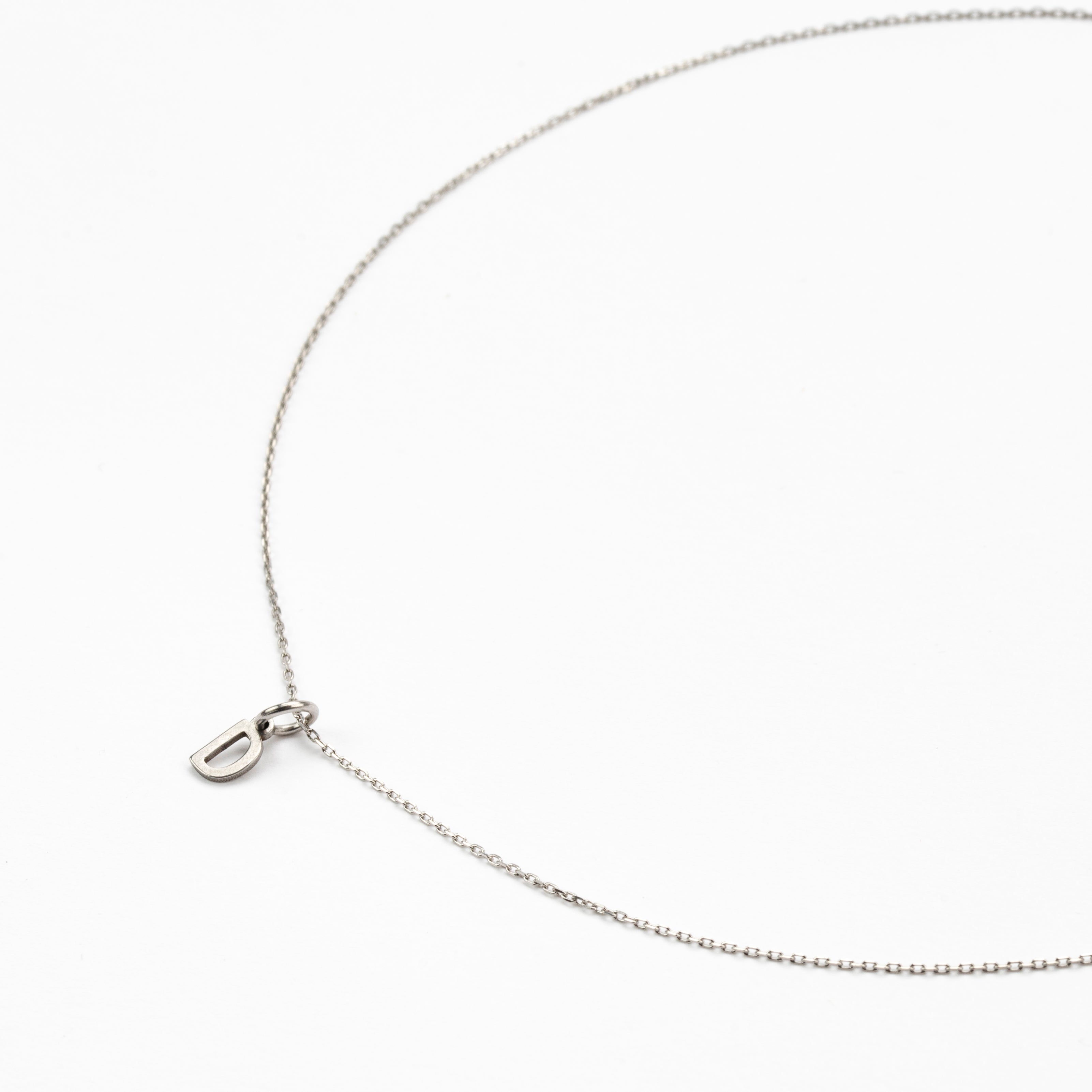 Mini Initial Pendant Necklace