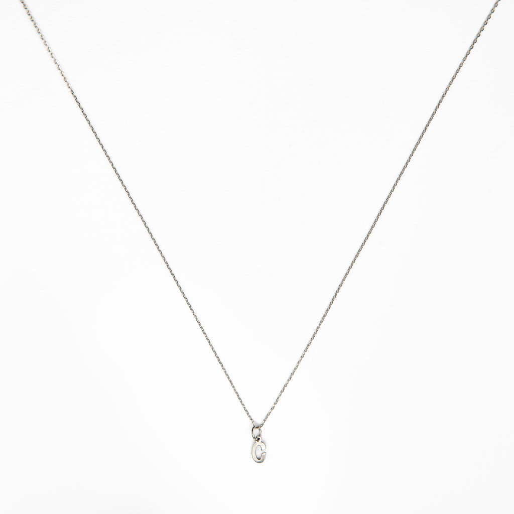 Mini Initial Pendant Necklace
