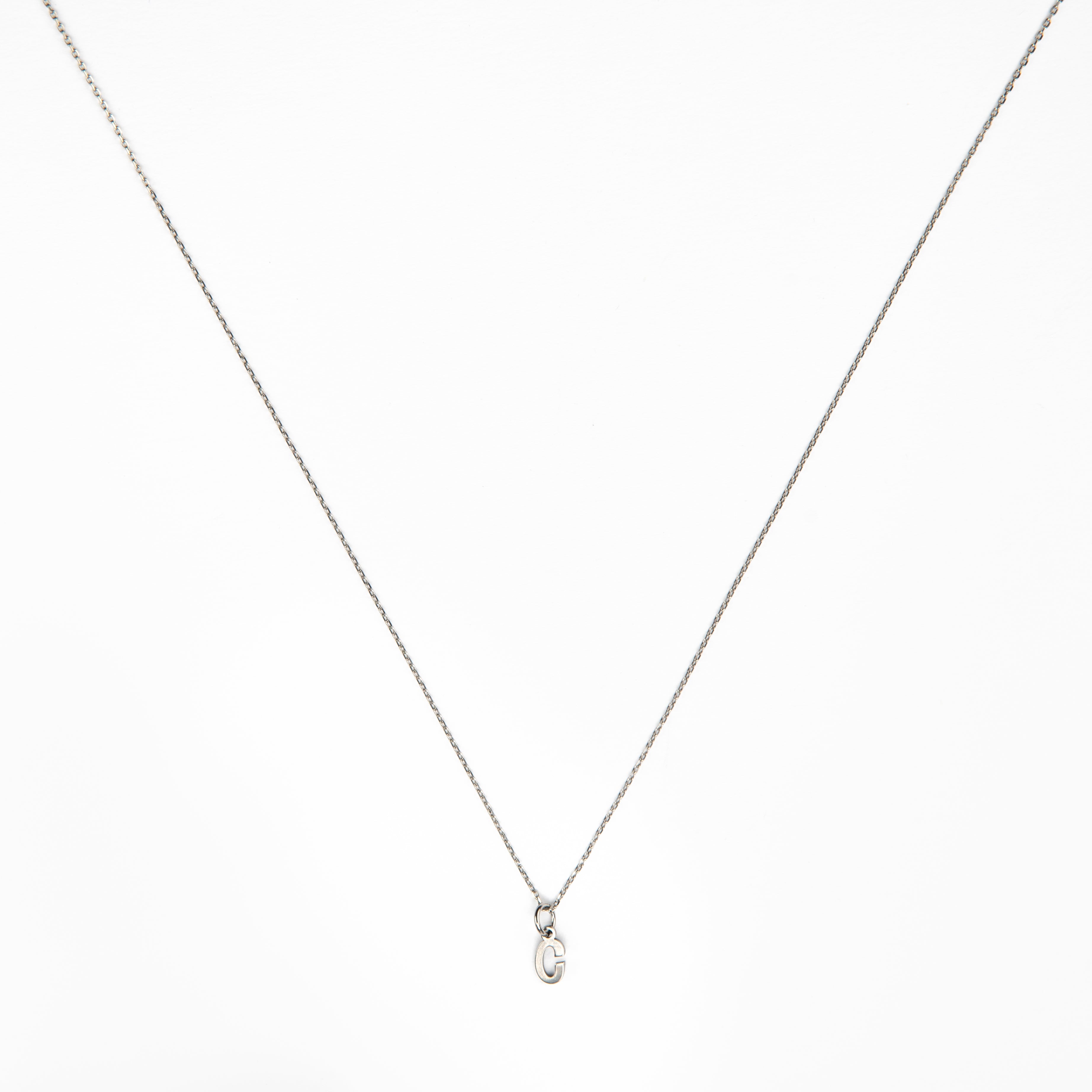 Mini Initial Pendant Necklace